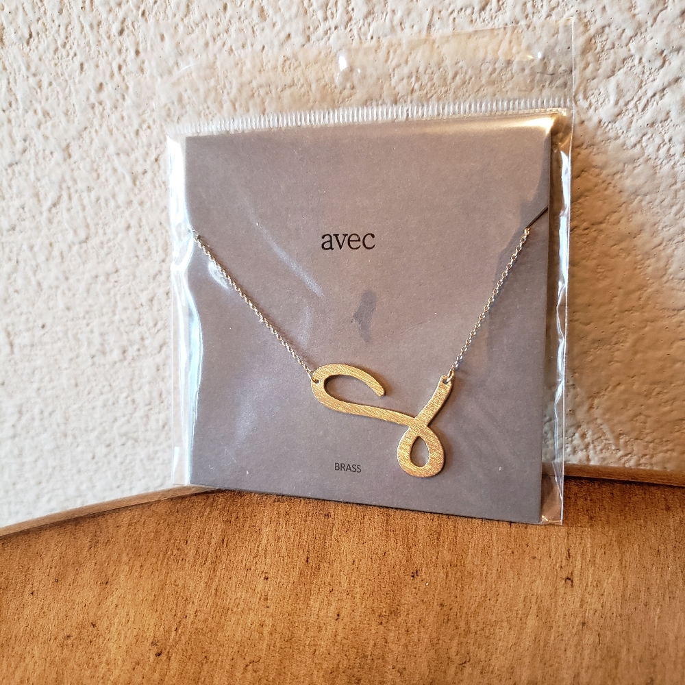 Cursive L Necklace